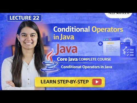 Conditional Operator in Java | Ternary Operator Explained with Examples |Lecture 22#javaprogramming