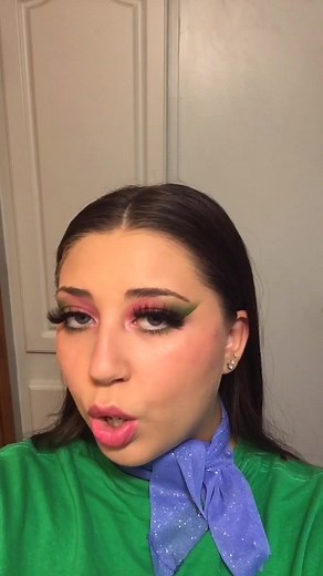 Inside Out Character Makeup: Day 1 Disgust Inspired Look