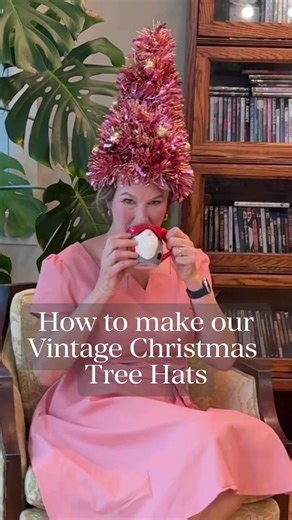 DIY Vintage Christmas Tree Hats: Step-by-Step Guide