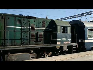 OLD Locomotive By GE 040-DJ Type U6B AT Tunis Station After A While Of Disappearance