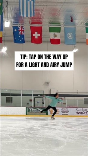 Figure Skaters✨Flip jump tutorial in slow motion #iceskater #iceskating #figureskater #figureskating
