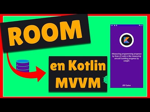ROOM en Android con KOTLIN (Base de datos) 💾 - Tutorial Android Studio con MVVM (Hilt y corrutinas)