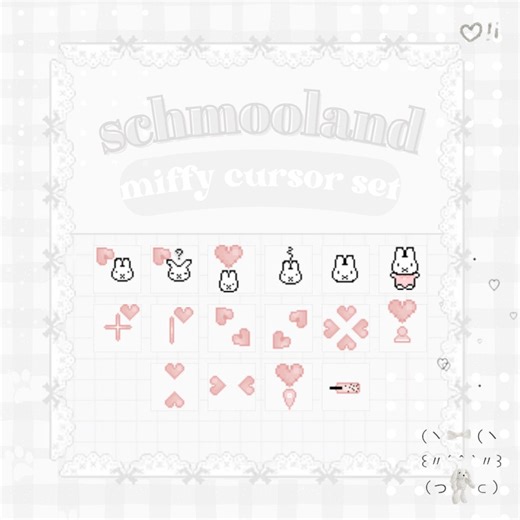 Bunny Cursor for PC Gamers | Bunny Gaming PC Cursor | Heart Aesthetic Pink| Girly Computer Digital Art | Animated Cursors | Rabbit - Etsy