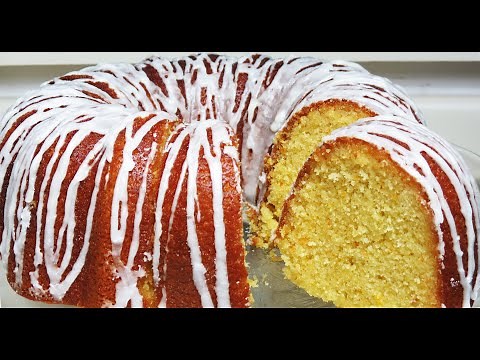 PERFECT ORANGE GLAZED BUNDT CAKE ( MOIST & DELICIOUS)