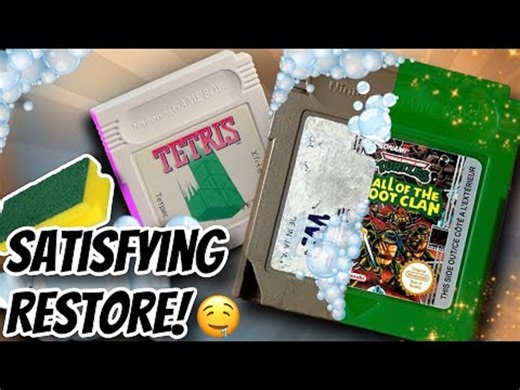 复原清理老 GameBoy 游戏卡/Restoring And Cleaning Old GameBoy Games