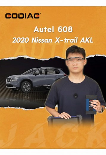 Autel 608 All-Key-Lost Programming for 2020 Nissan X-Trail