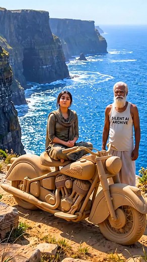 Father Makes Indian Chief Doll from Bamboo Leaf