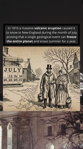 The Year Summer Never Arrived 1816 ❄️🌋