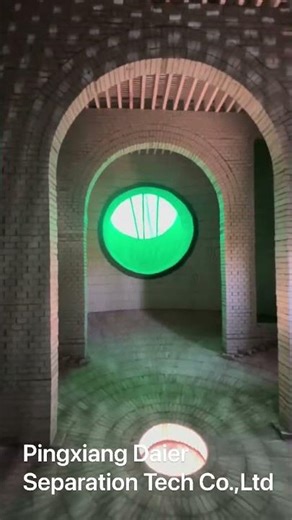 Inside a Drying Tower: Structured Packing Inspection | Pingxiang Daier Separation Tech