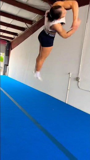 Round Off, Back Handspring, Full Twisting Layout! 🎥🦾✨