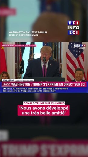 Donald Trump: "President Xi and I have developed a very great friendship" | LCI