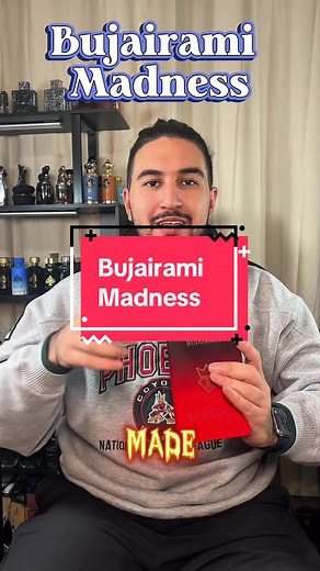 Bold, dark, unapologetic. Bujairami Madness opens with a smoky oud wrapped in raspberry sweetness, incense, and rose, giving that deep Middle Eastern luxury energy. If you like intense, long-lasting, statement fragrances with a mysterious aura, this one doesn’t play it safe. This is not a crowd-pleaser. It’s for nights, cold weather, and people who want their scent felt before they’re seen. #bujairmimadness #oudfragrance #bujairami #fragrancereview @Bujairami Perfumes