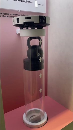 💨 Démonstration d'aspiration de l'aspirateur robot Samsung Bespoke AI Jet Bot Steam Ultra.