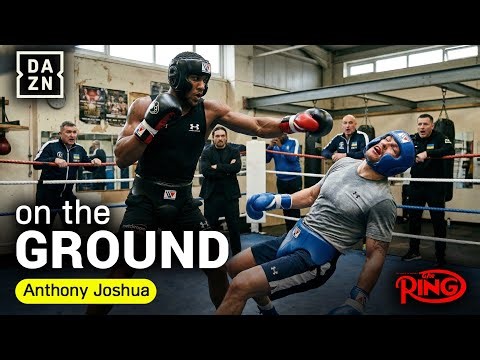 "F**KING STRONG!" — Anthony Joshua KNOCKS OUT Usyk's Team Partner In Brutal Sparring Session!