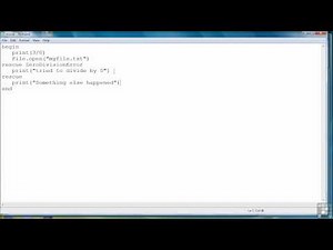 Ruby Programming Tutorial | Handling Exceptions - Part 2