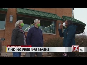 Where to find free N95 masks in central North Carolina