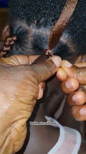 easy box braid hack for beginners #boxbraids #hairtutorial #braidingtutorial