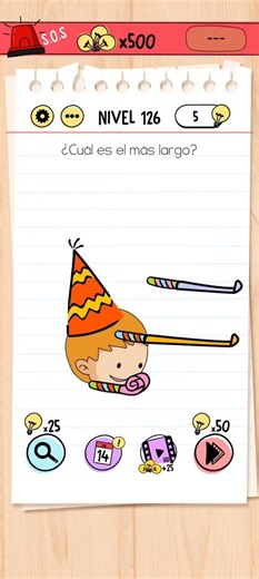 Nivel 126 Brain test