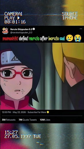 momoshiki defeat naruto after boruto sad #kushina #boruto #himawari #hinata #minato #naruto #uzumaki