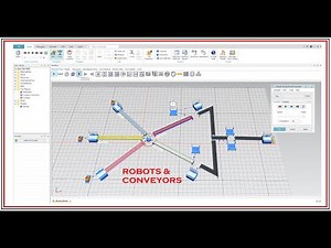 6 Tecnomatix Plant Simulation - Module 6 - Robots and Conveyors