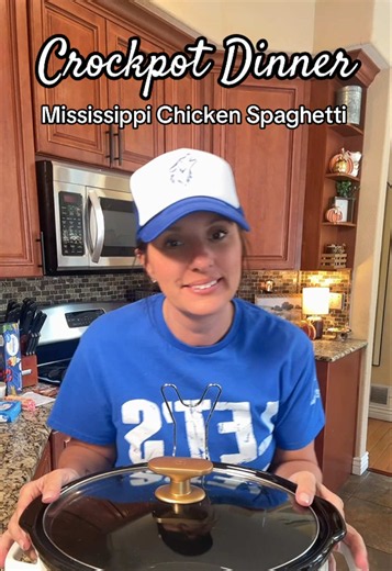 Mississippi Chicken Spaghetti Crockpot Recipe