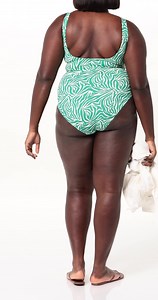 Watch Amazon Essentials Women's one-Piece Coverage Swimsuit on Amazon Live