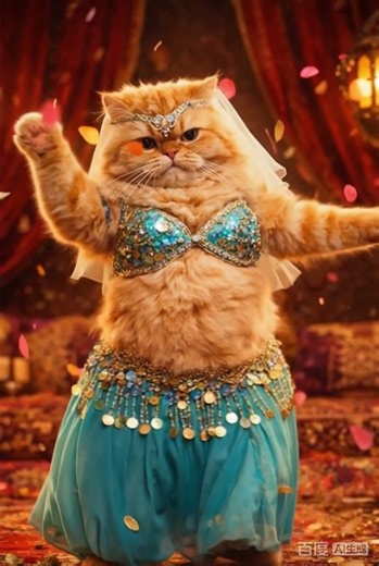 🐱The Grumpy Belly Dancer Cat Show