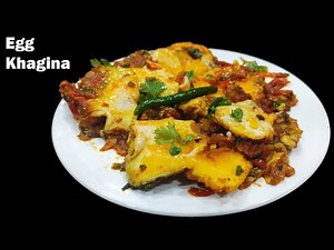 Hyderabadi Khagina Recipe | Ande Ka Khagina | Khageena Recipe Hyderabadi