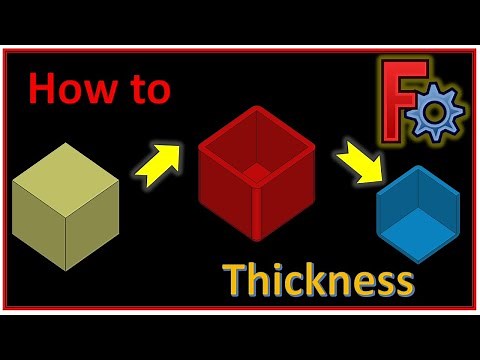 ✅FreeCAD Tutorial: Creating a Shell from a Solid using the Thickness Tool in Part Design Workbench✏️