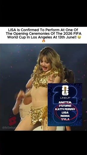 Wow she's really going to the big stages isn't she? 🤯🔥 #lisa #리사 #blackpink #블랙핑크