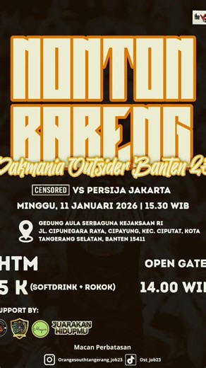Nonton Bareng Jakmania Outsider Banten 23