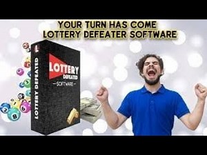 Lottery Defeater Software program – this automated lottery software program
