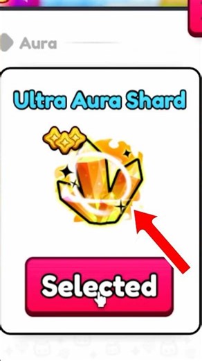 INSANE! i USED ULTRA Aura Shard and ROLLED this...in PETS GO! #roblox #petsgo #shorts