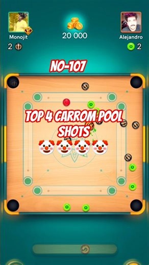 Carrom pool best shots | Carrom pass | Carrom disc pool gameplay | Carrom shorts video | Carrom pool