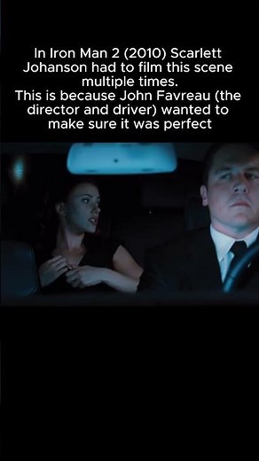 Iron Man 2, Black Widow, Scarlet Johansson Car clothes changing #BlackWidow #IronMan2 #MarvelScene