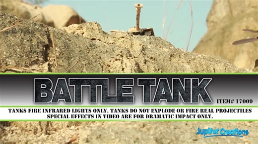 Battle Tanks R/C - 2 Dueling Tanks with 2.4G Remote Control, Built-in Battle Game, Infrared Canons & Sensors for Enhanced Realism
