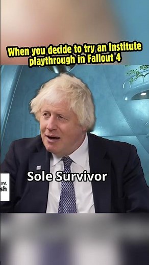 When you decide to try an Institute playthrough in Fallout 4 #gaming #fallout #fallout4