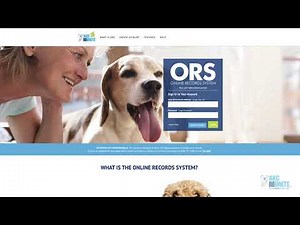 AKC Reunite | Online Records System (ORS) | Setting Up Your Account