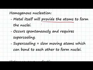 Solidification of Metals | Engineering Materials