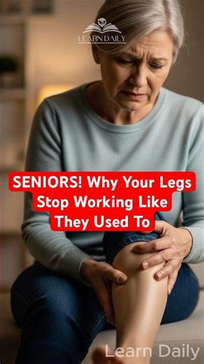 Seniors: Why Your Legs Stop Working Like They Used To | Learn Daily