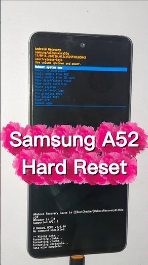 Samsung A52 Hard Reset | Samsung Galaxy A52 Pin & Pattern Lock remove Easy Without PC