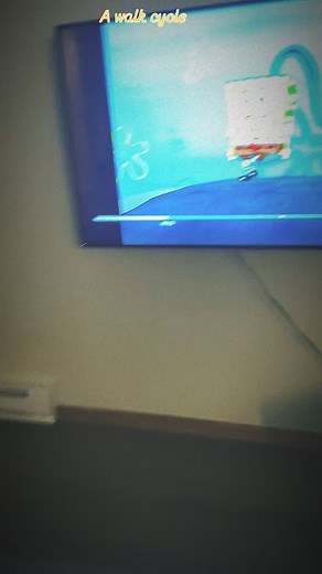 It’s just a walk cycle of SpongeBob.. | Christopher Forrest Fettis