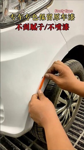 Easy Fender Scratch Removal. #youtubeshorts