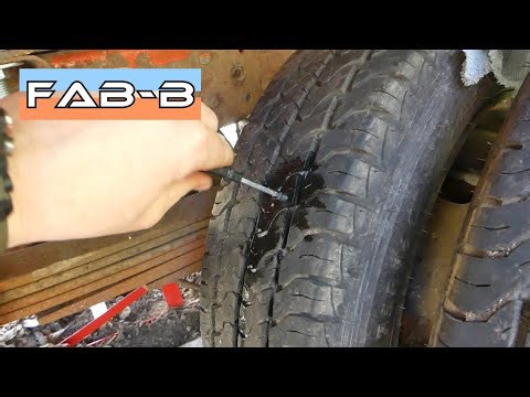 La façon la plus simple de réparer une crevaison?