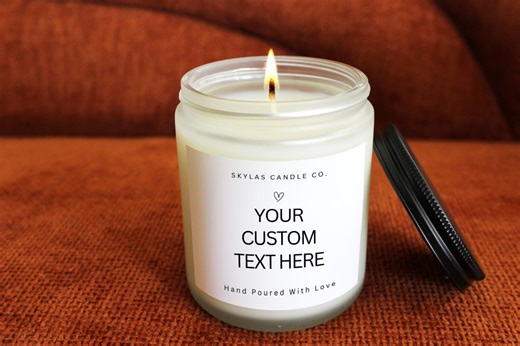 Personalized Soy Wax Candle: Custom 'smells Like...' Gift - Etsy