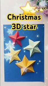 How to Create 3D Stars (Easy & Simple) | how to make paper star | DIY 3D paper star