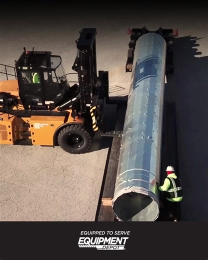 BIG loads need BIG power. From Heavy-Duty Forklifts to Container Handlers and Reach Stackers, we keep your cargo moving safely and swiftly! If your job involves transporting high-capacity loads, you need equipment specifically engineered for that scale. Find performance that matches your goals. https://bit.ly/4o0gu9s #HeavyDutyForklifts #ContainerHandling #PortEquipment #MaterialHandling #BigForklifts | Equipment Depot | Facebook