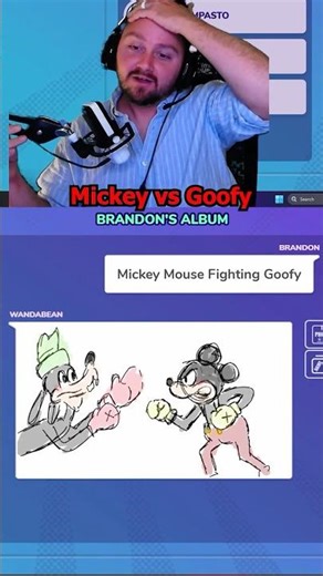 MICKEY VS GOOFY [Gartic Phone]