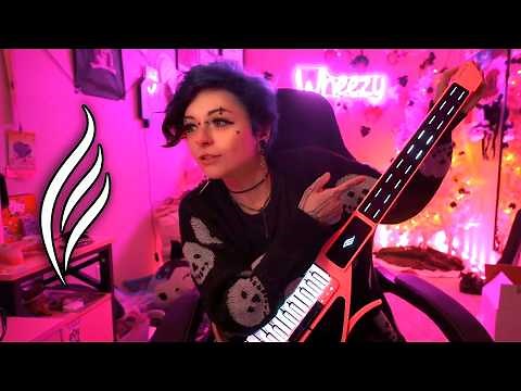 LEARN To Play The KEYTAR With Me! - *ENYA Cyber Guitar* - NotEasyBeinWheezy