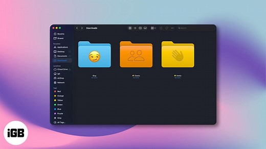 macOS 26 Tahoe: How to Change Folder Icons Using Emojis, Symbols, or Colors – iGeeksBlog